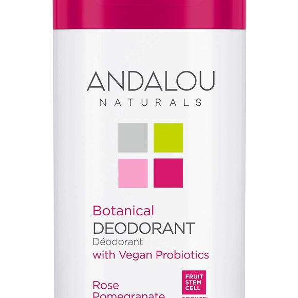 Andalou naturals botanical deodorant- rose pomegranate - Picture 2 of 4